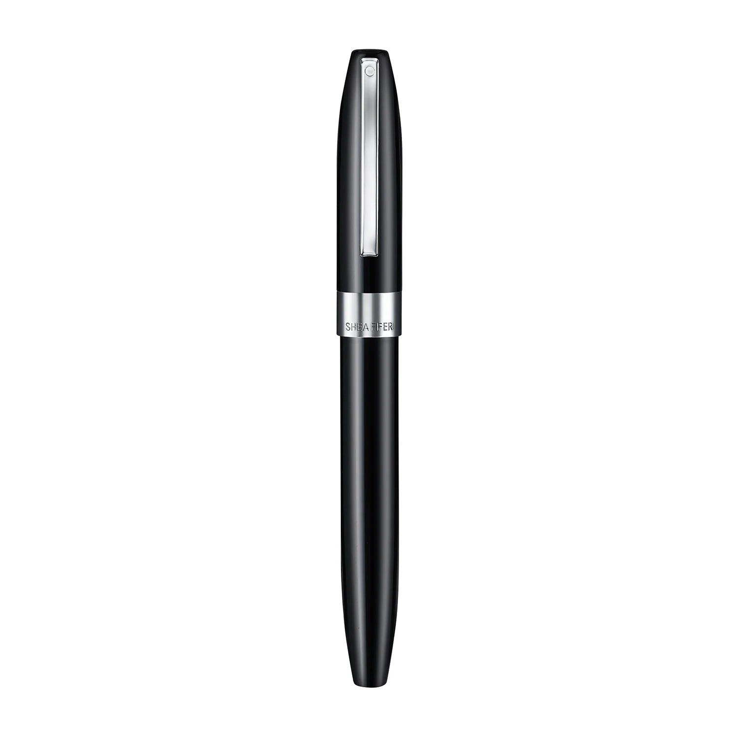 Sheaffer Legacy Glossy Black Rollerball Pen with Chrome-Plated Trim