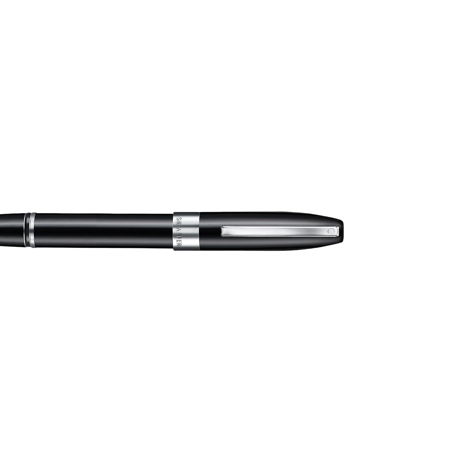 Sheaffer Legacy Glossy Black Rollerball Pen with Chrome-Plated Trim