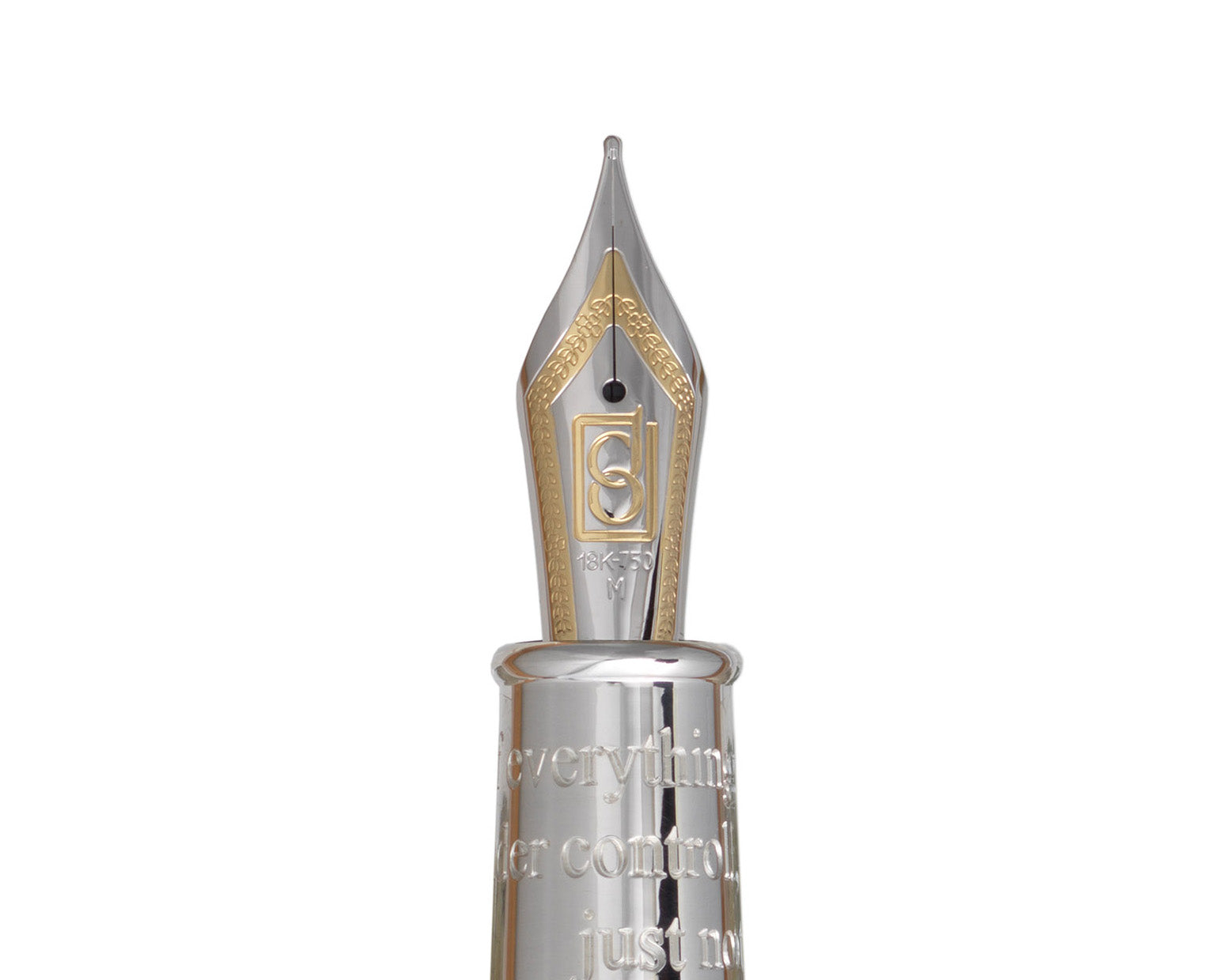David Oscarson Take it to the Limit Fountain Pen - Azure Blue and Carbon Black