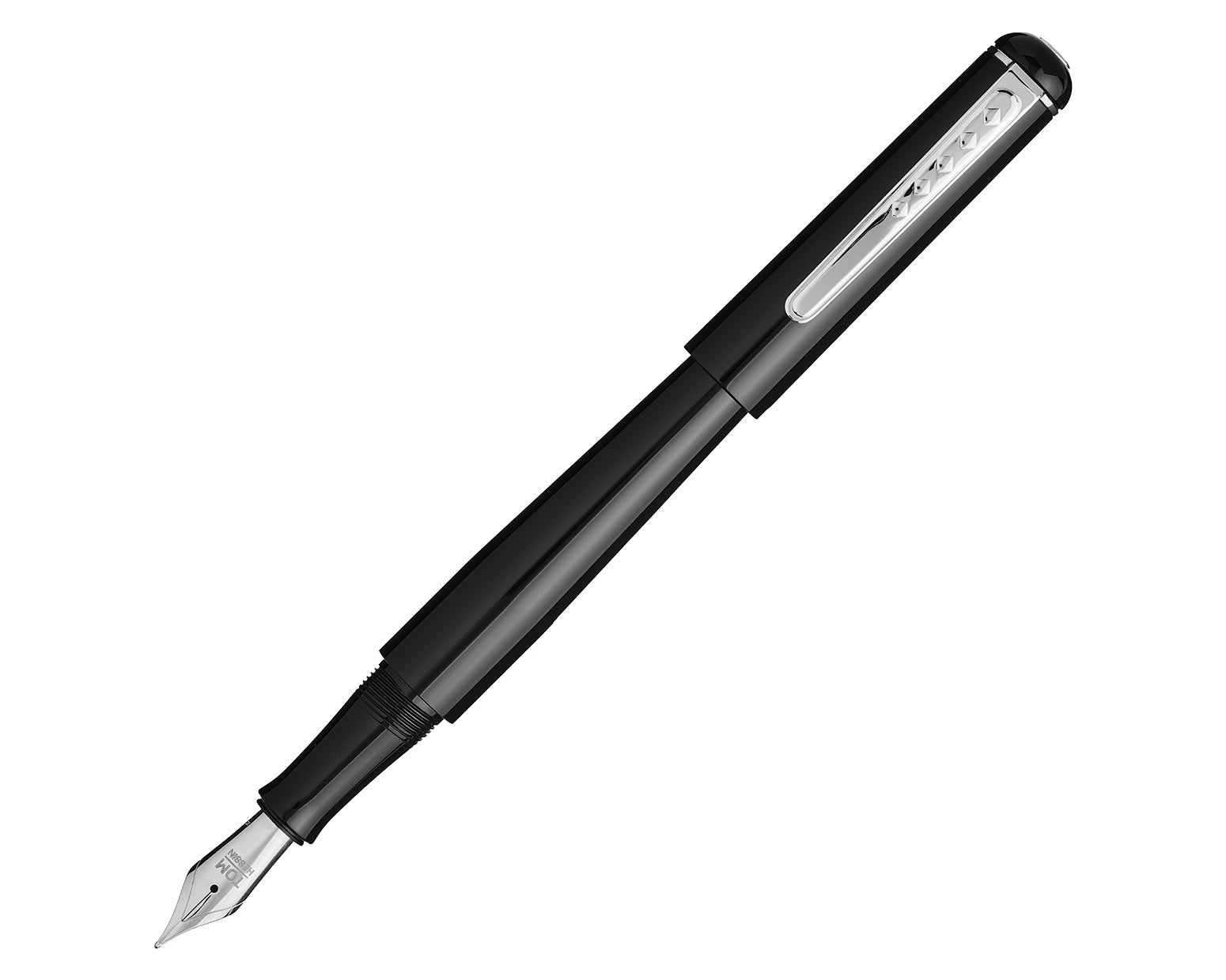 Tom Hessin Charles Collection Birmingham Noir Fountain Pen