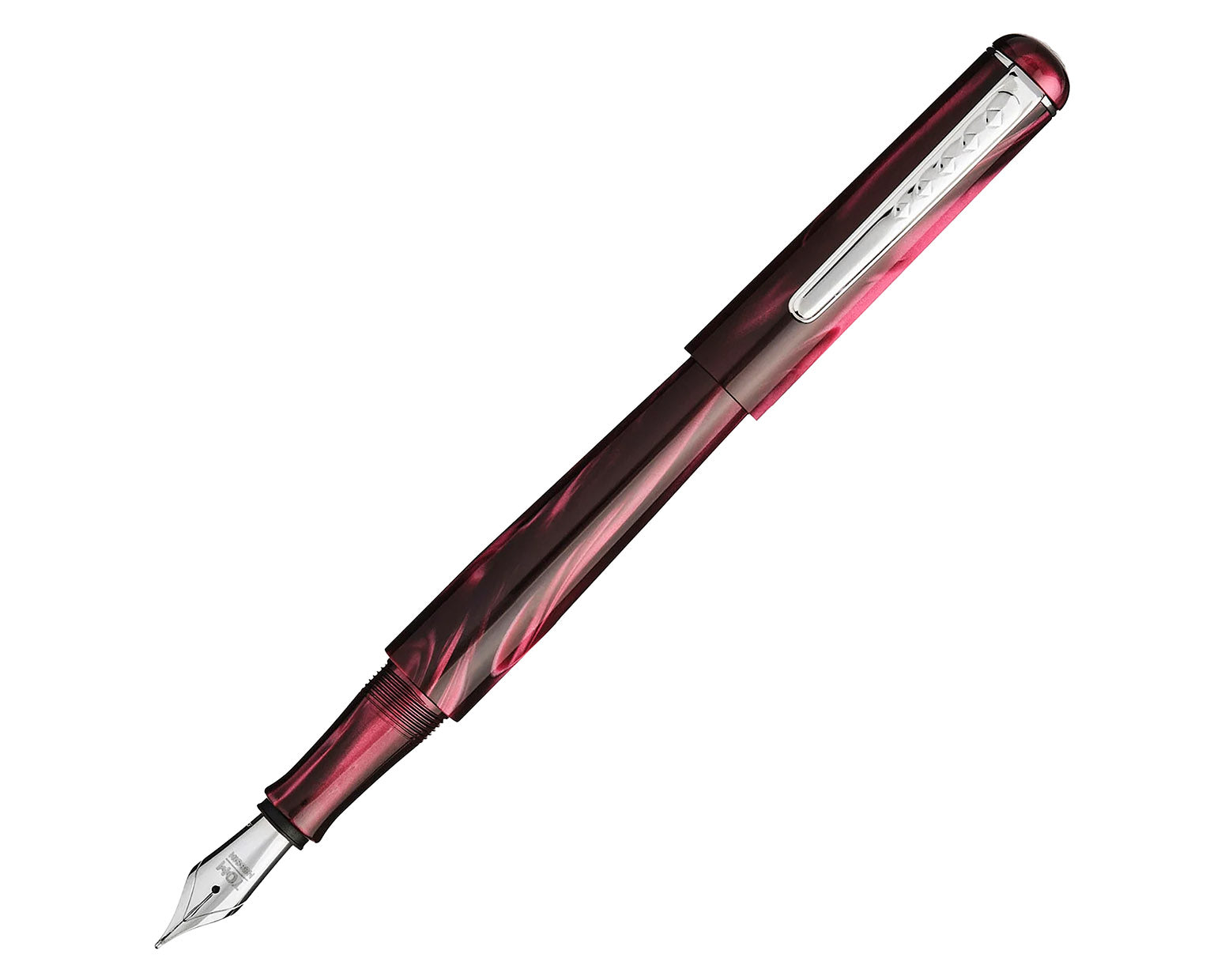 Tom Hessin Charles Collection Castle Claret Fountain Pen