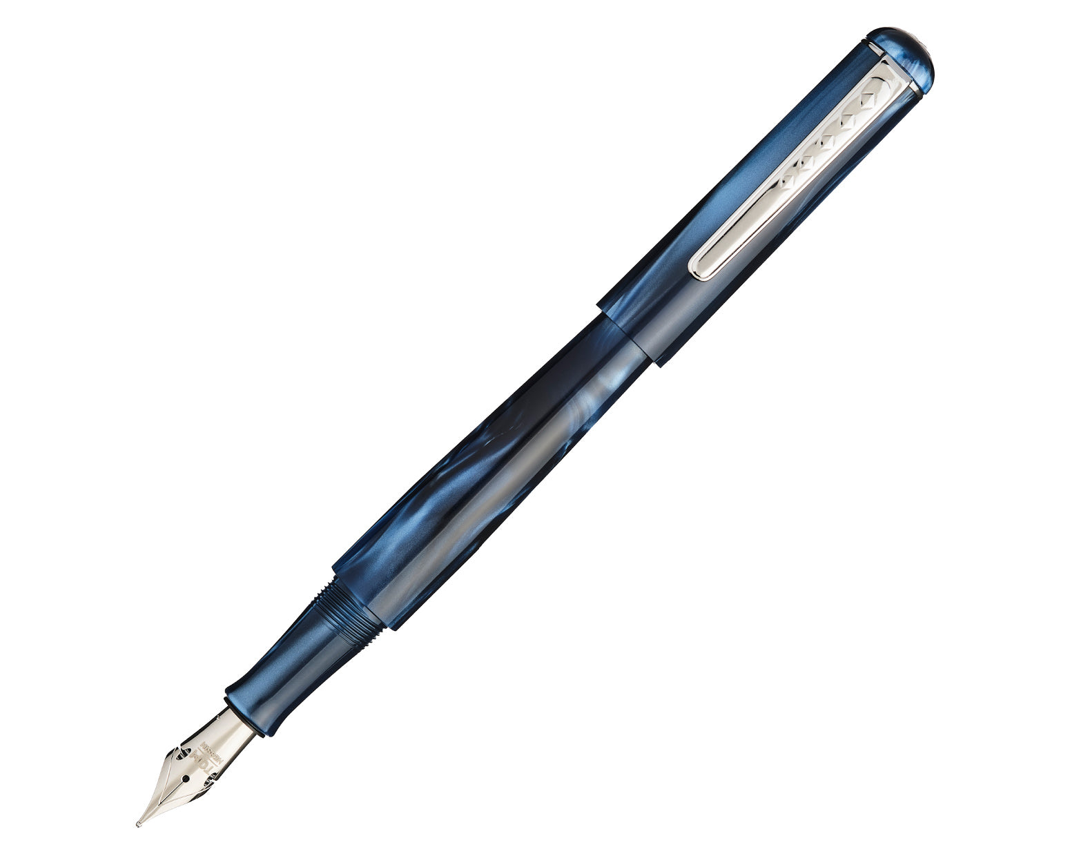 Tom Hessin Charles Collection Signature Blue Fountain Pen