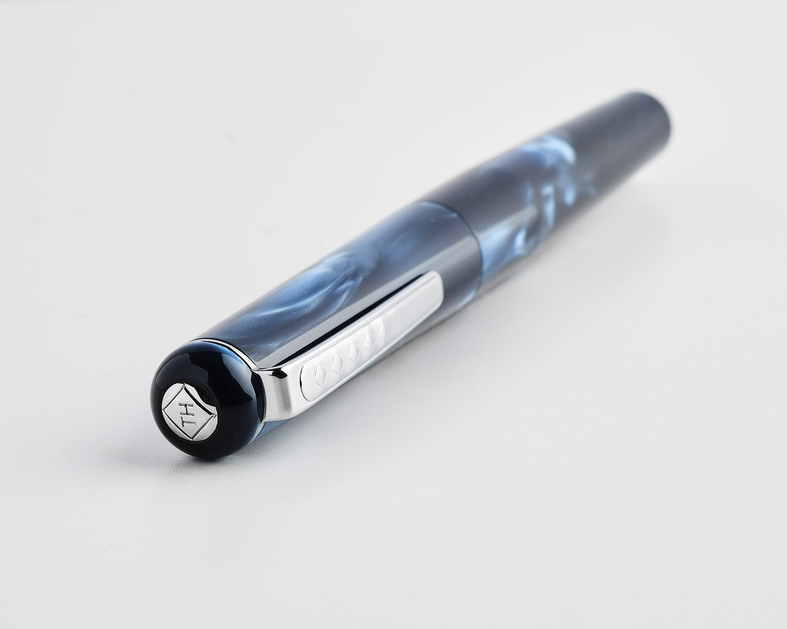 Tom Hessin Charles Collection Signature Blue Fountain Pen