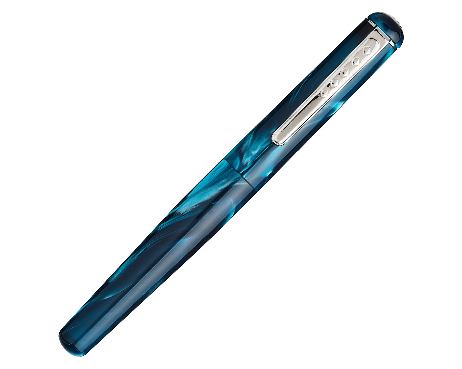 Tom Hessin Charles Collection Thames Blue Fountain Pen