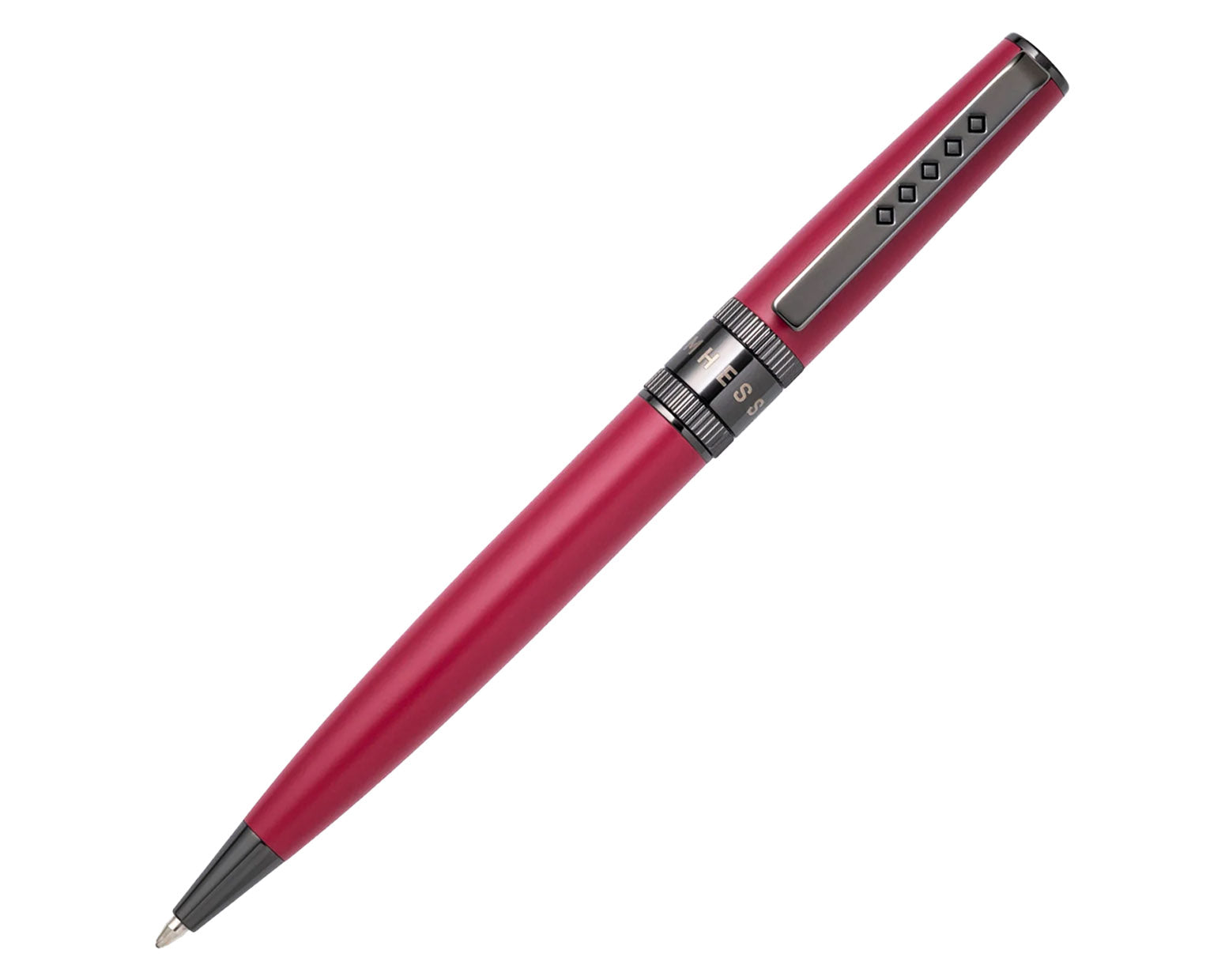 Tom Hessin Rebel Collection Jewellers Rouge Ballpoint Pen with Gunmetal Trim