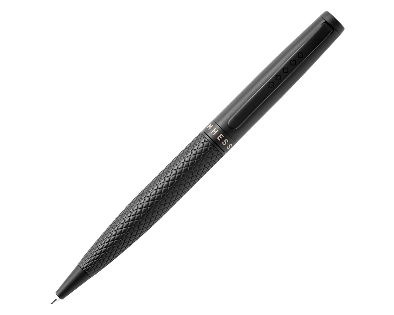 Tom Hessin Magnetic Series Carbon Ballpoint Pen with Matte Black Trim