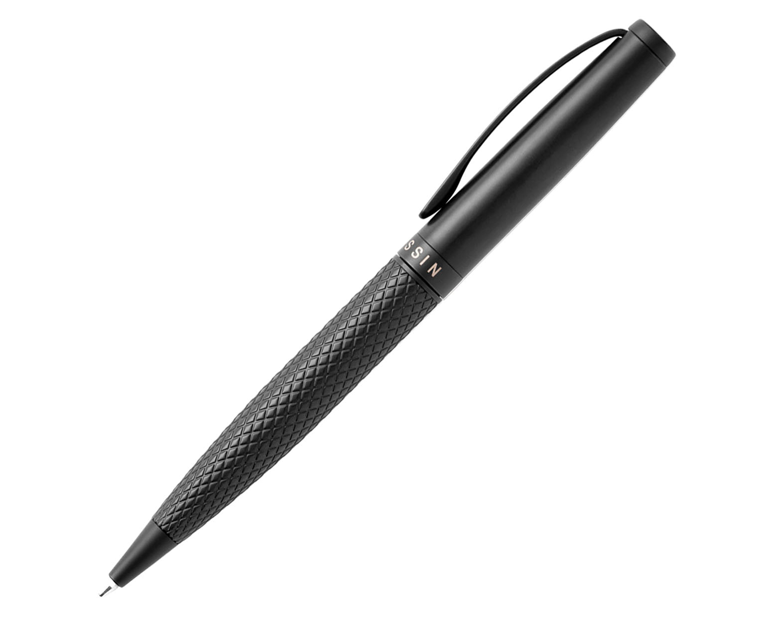 Tom Hessin Magnetic Series Carbon Ballpoint Pen with Matte Black Trim