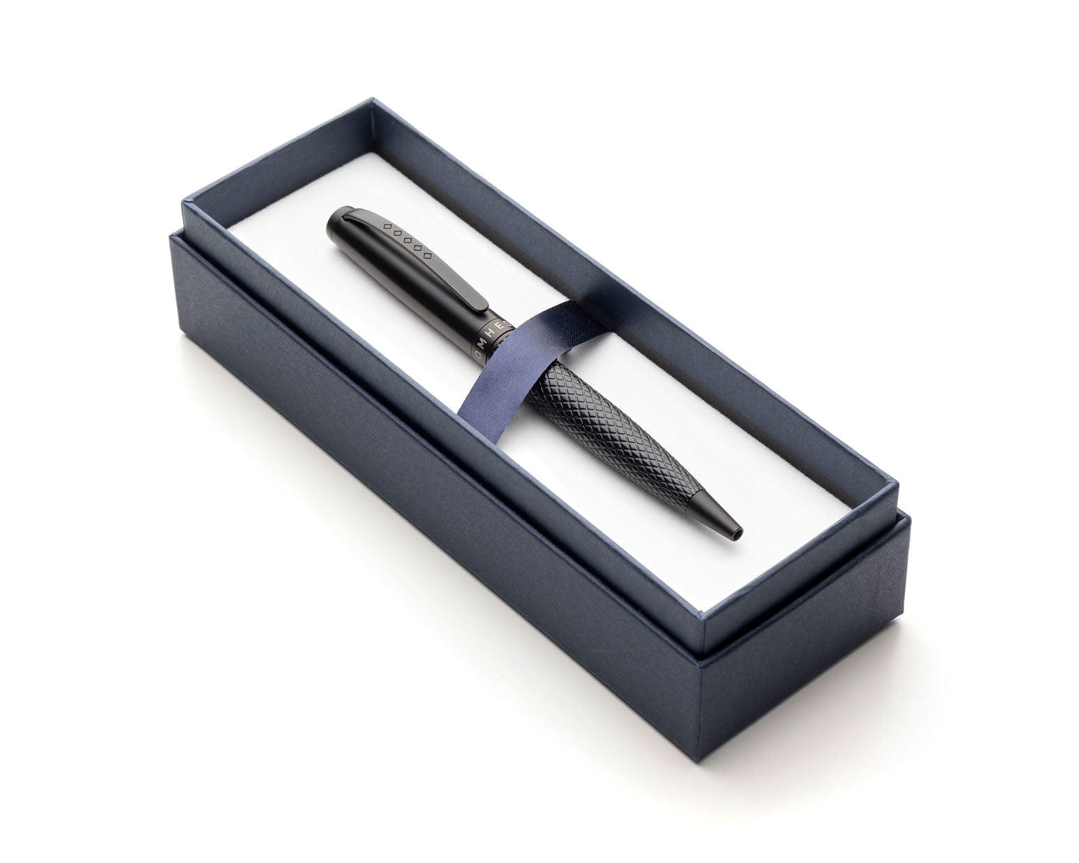 Tom Hessin Magnetic Series Carbon Ballpoint Pen with Matte Black Trim