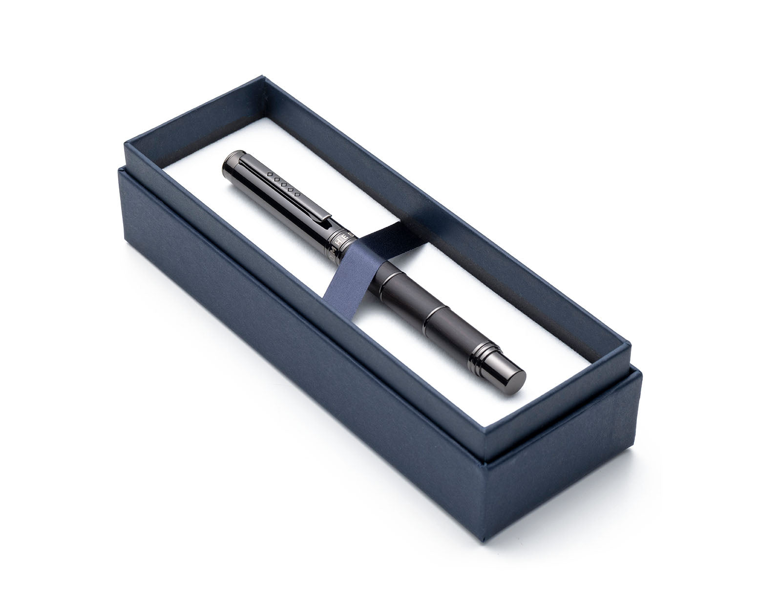 Tom Hessin Revolution Collection Charcoal Wooden Barrel Fountain Pen