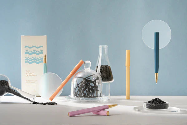 YStudio Glamour Evolve - Ocean Sustainable Rollerball Pen - Dawn Yellow