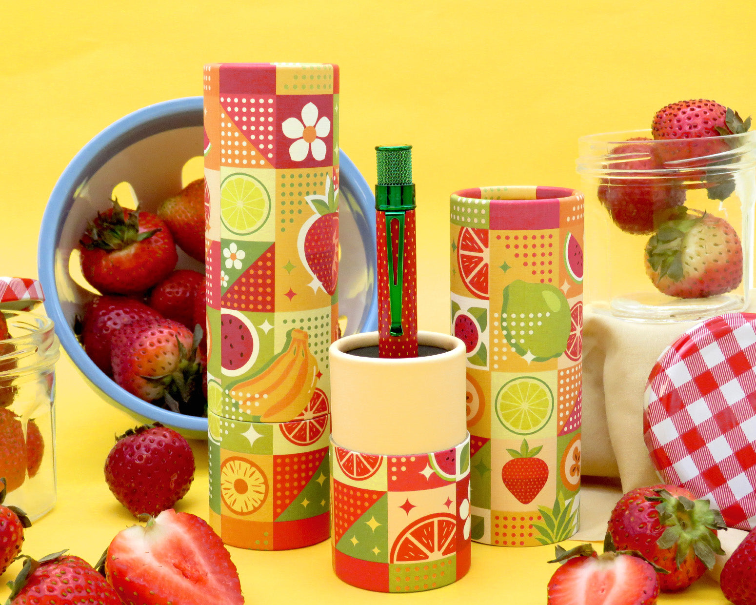 Retro51 Fruit Series Strawberry Tornado™ Rollerball Pen