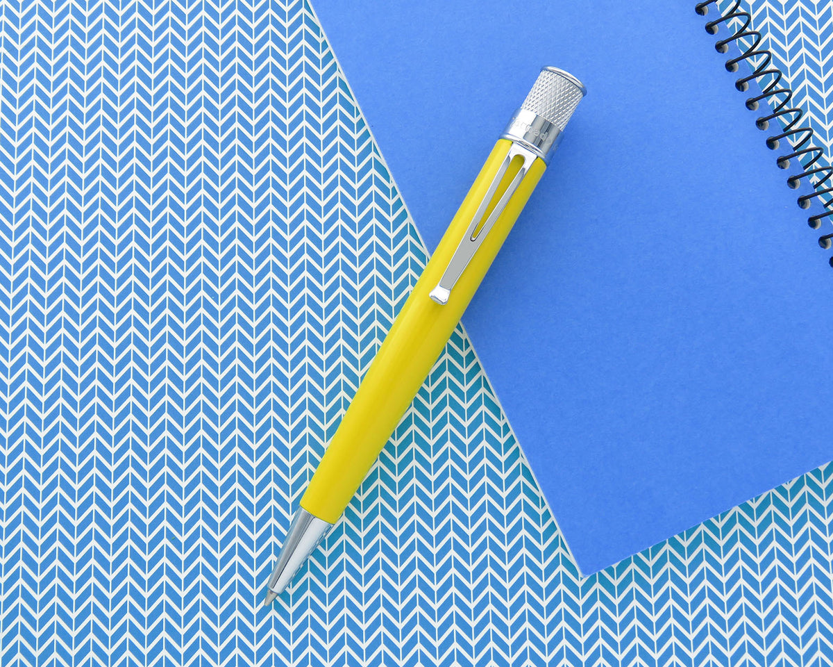 Retro51 Tornado™ ColorWave Hello Yellow Rollerball Pen