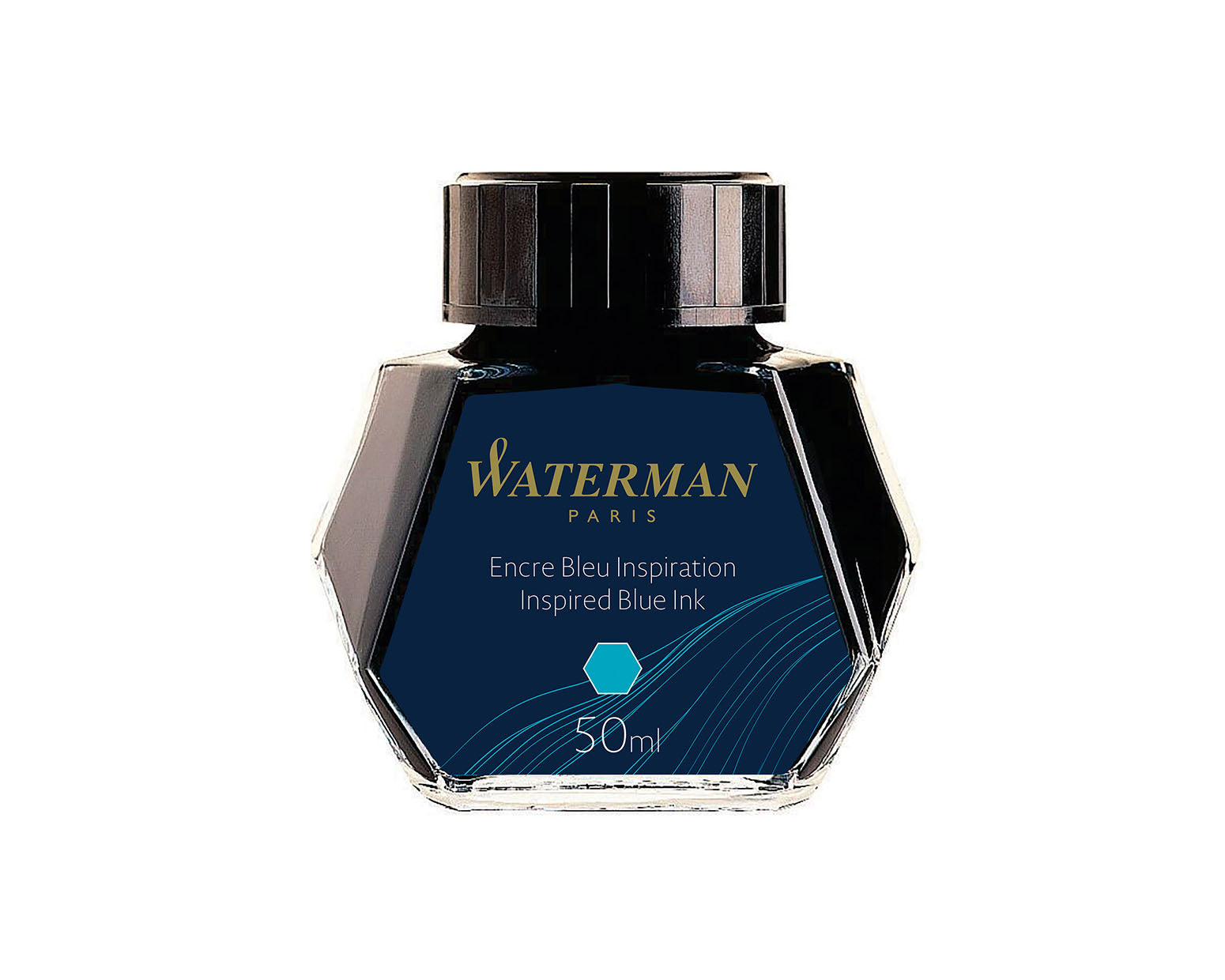 Waterman 50ml Bottled Ink - Inspired Blue/Turquoise