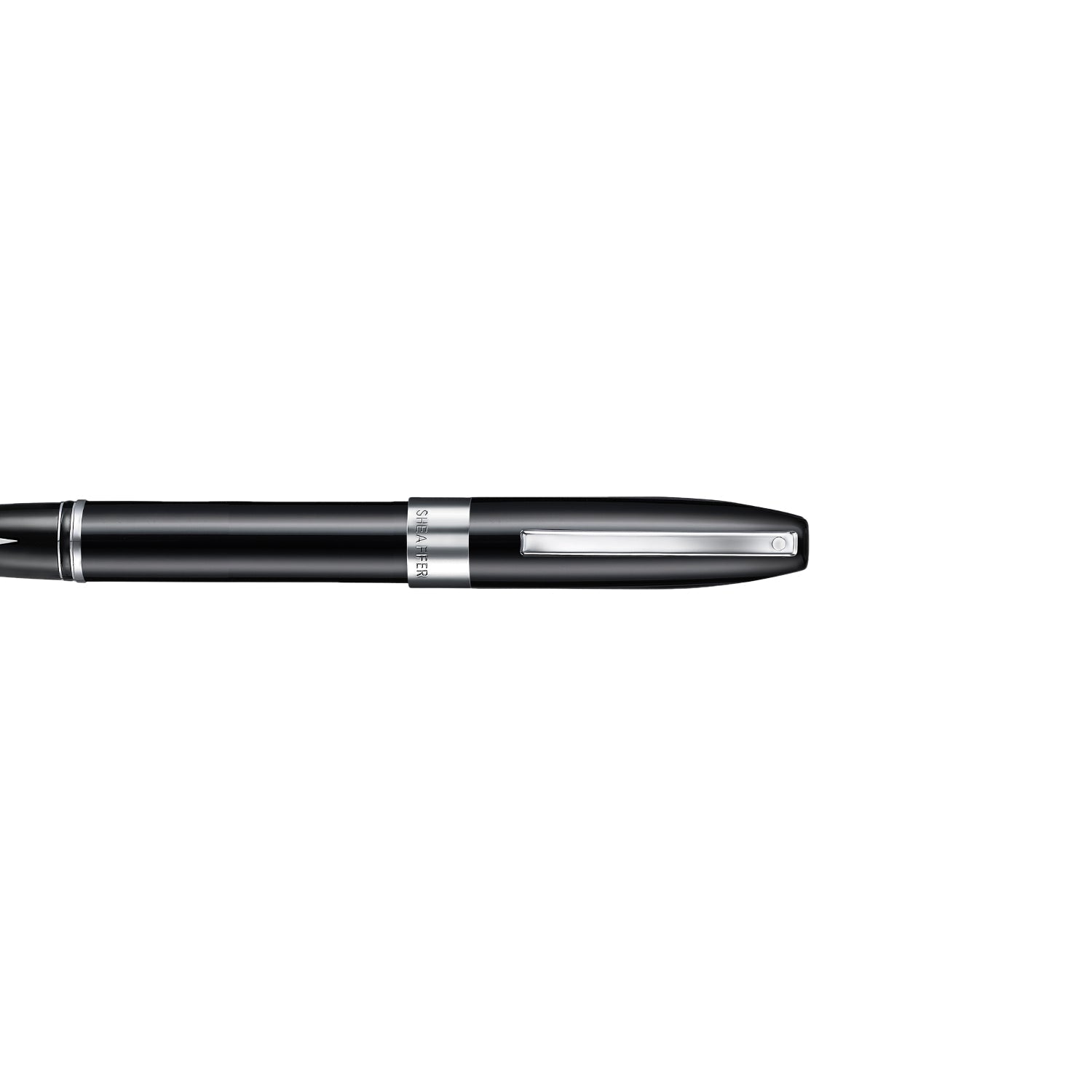 Sheaffer Legacy Glossy Black Fountain Pen with Inlaid Nib and Chrome-Plated Trim