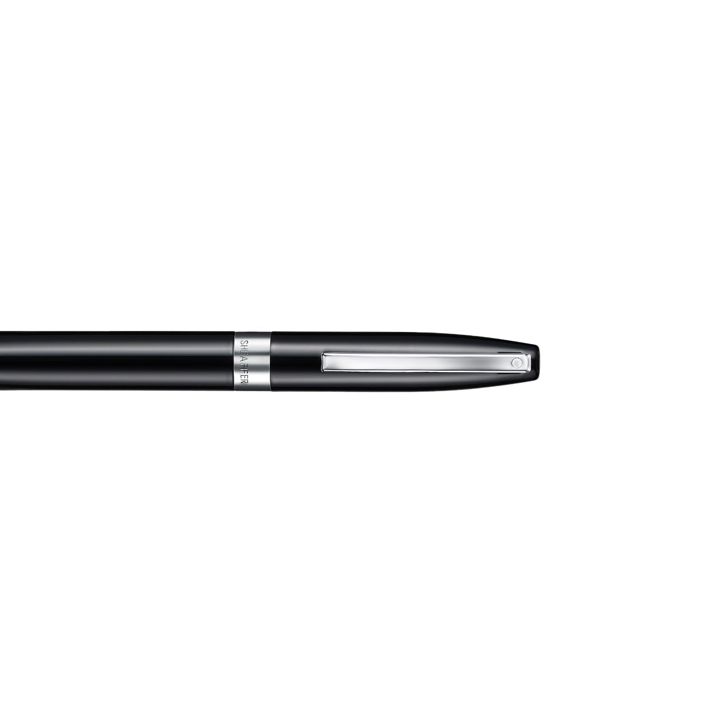 Sheaffer Legacy Glossy Black Ballpoint Pen with Chrome-Plated Trim