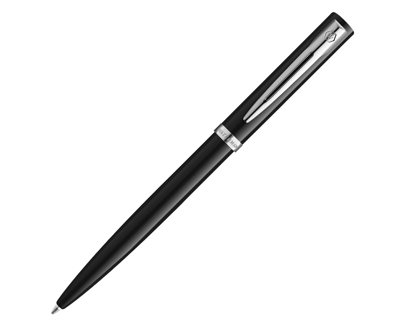 Waterman Impression Ballpoint Pen Black with Chrome Trim
