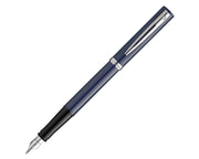 Waterman Impression Blue Fountain Pen with Chrome Trim