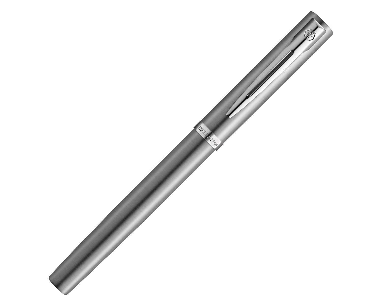 Waterman Impression Stainless Fountain Pen with Chrome Trim