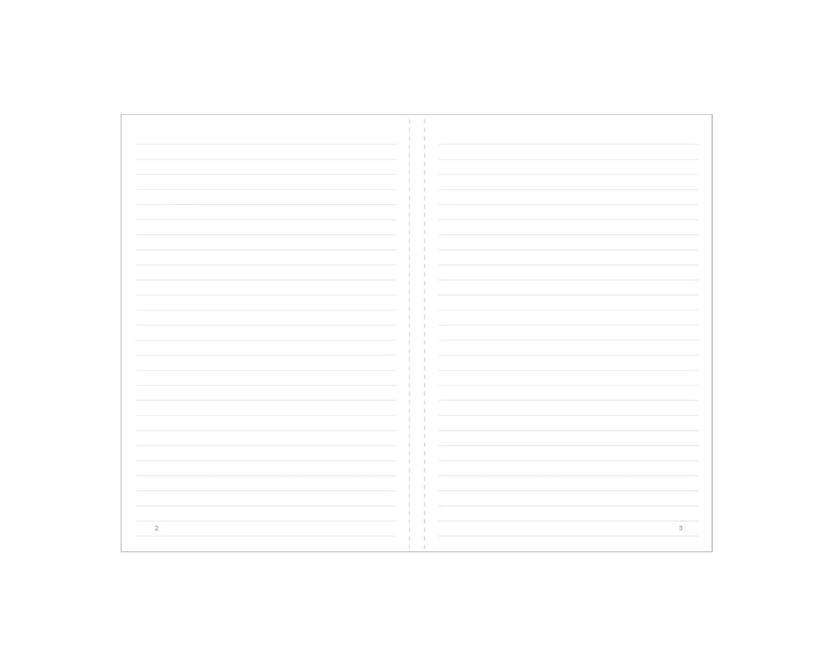 X17 Notes A6 Notebook Refills - Lined - 2 Pack
