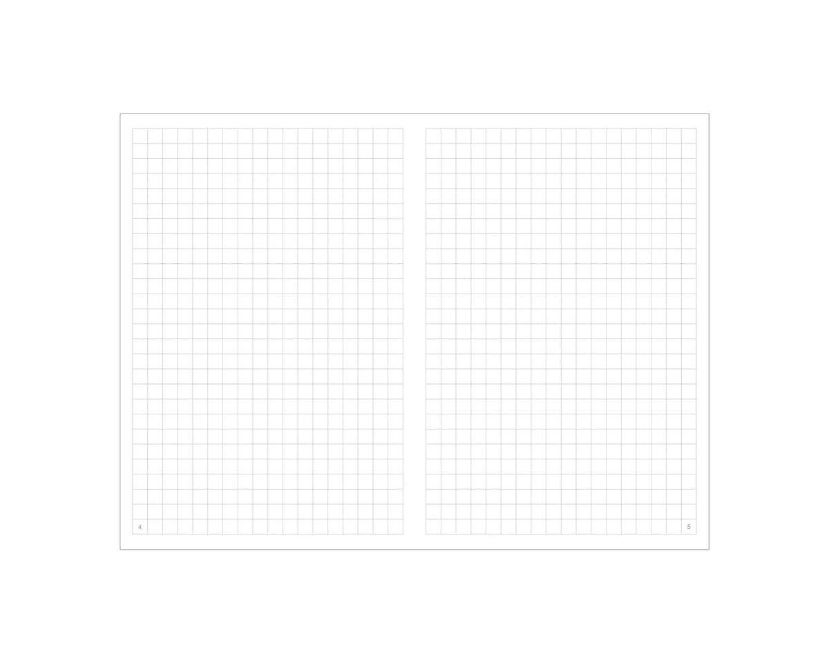 X17 Notes A6 Notebook Refills - Graph - 2 Pack