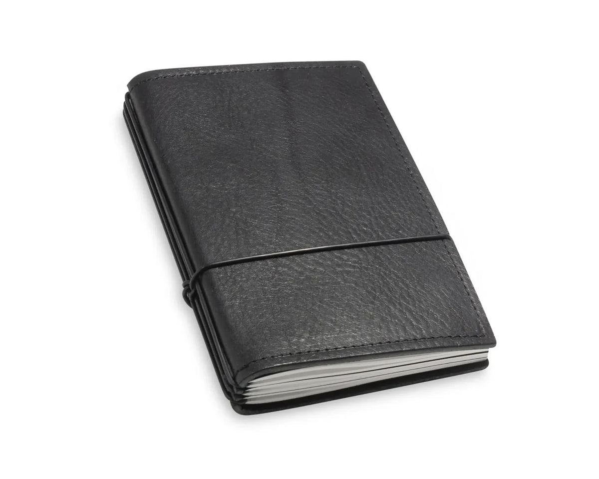 X17 Notes A6 Leather Notebook - Black