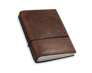 X17 Notes A6 Leather Notebook - Dark Brown