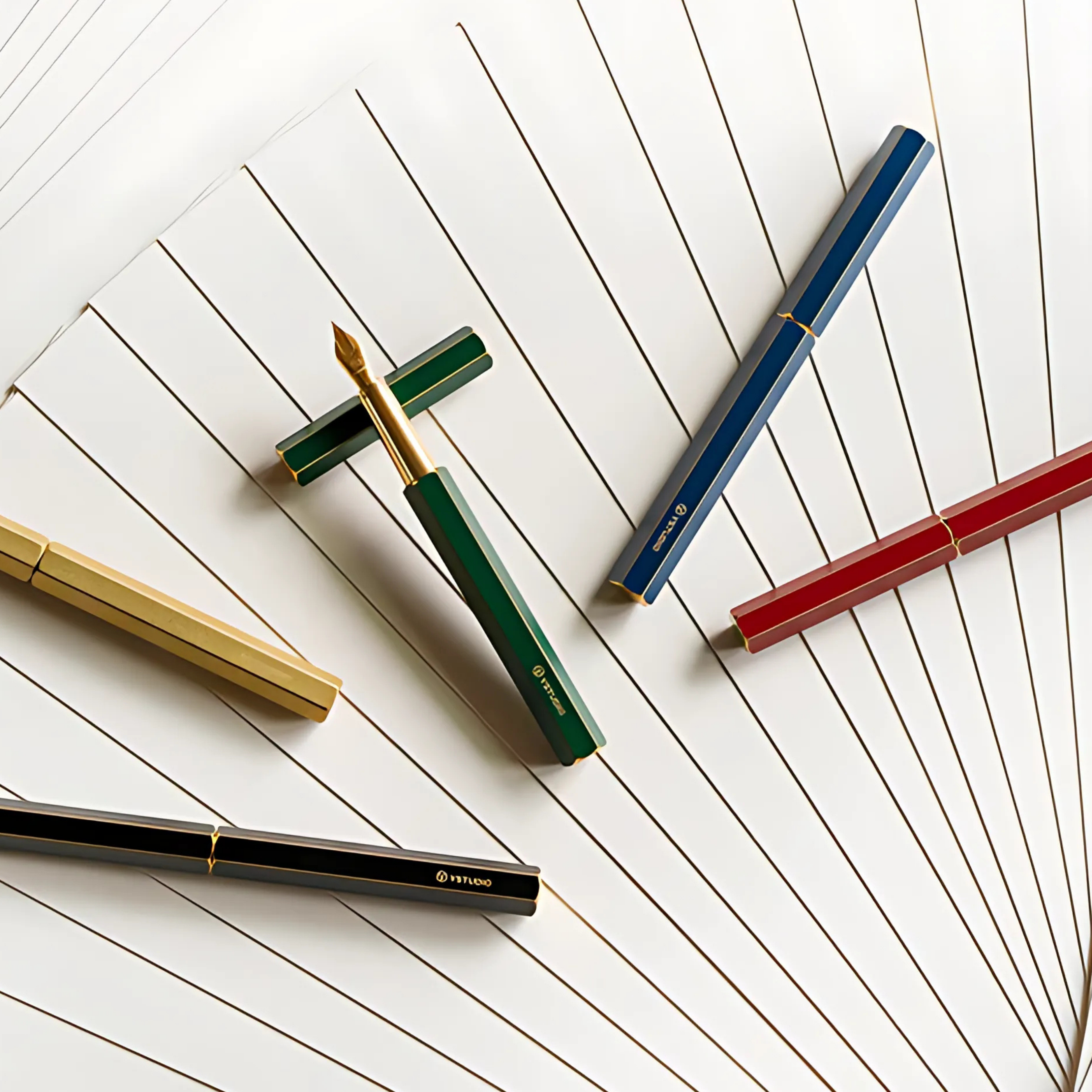 YStudio Classic Fountain Pen - Brass