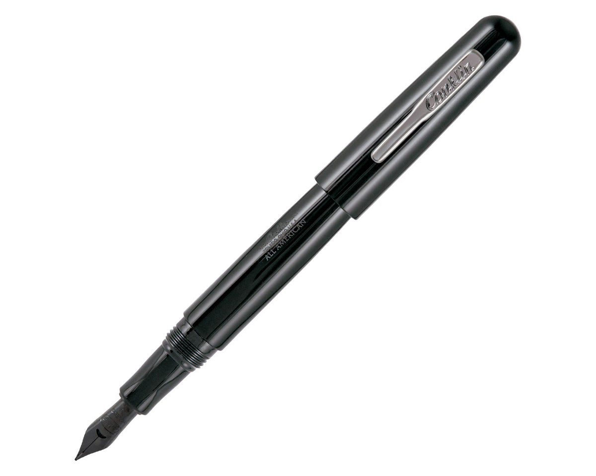Conklin All American Raven Black Fountain Pen