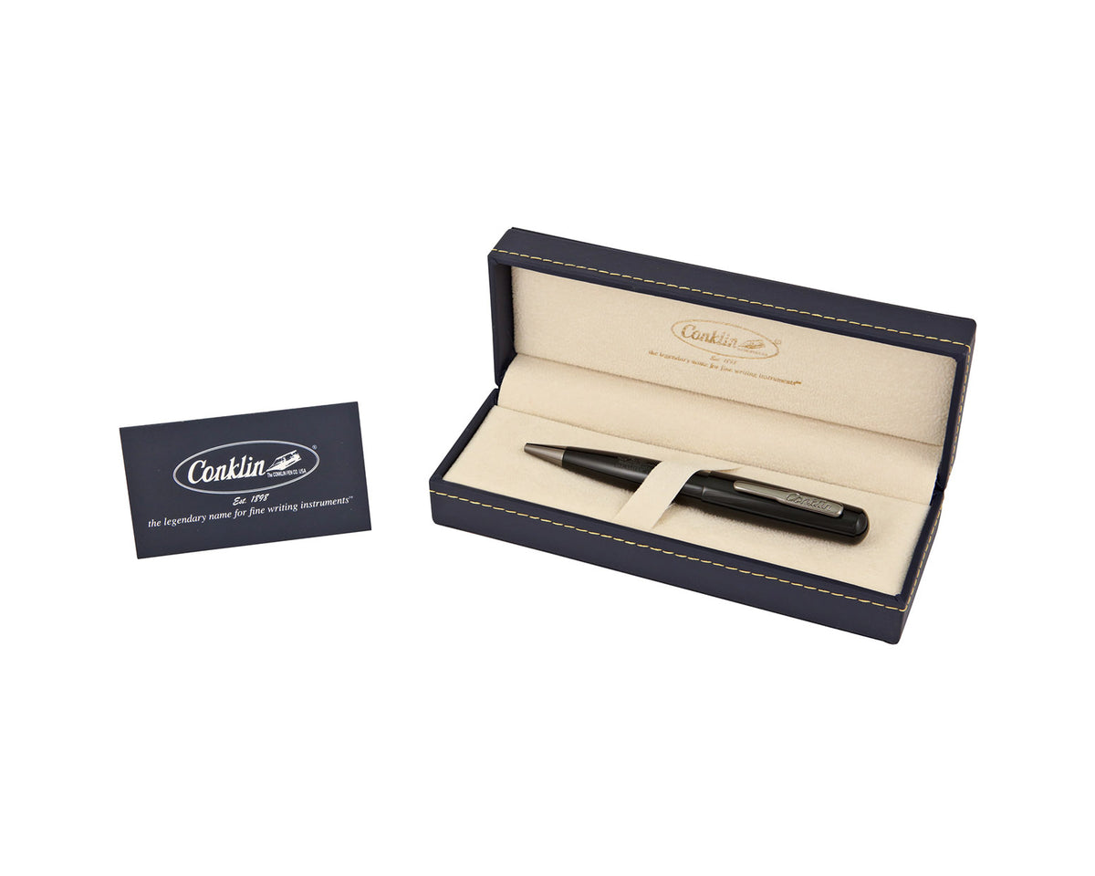Conklin All American Raven Black Ballpoint Pen