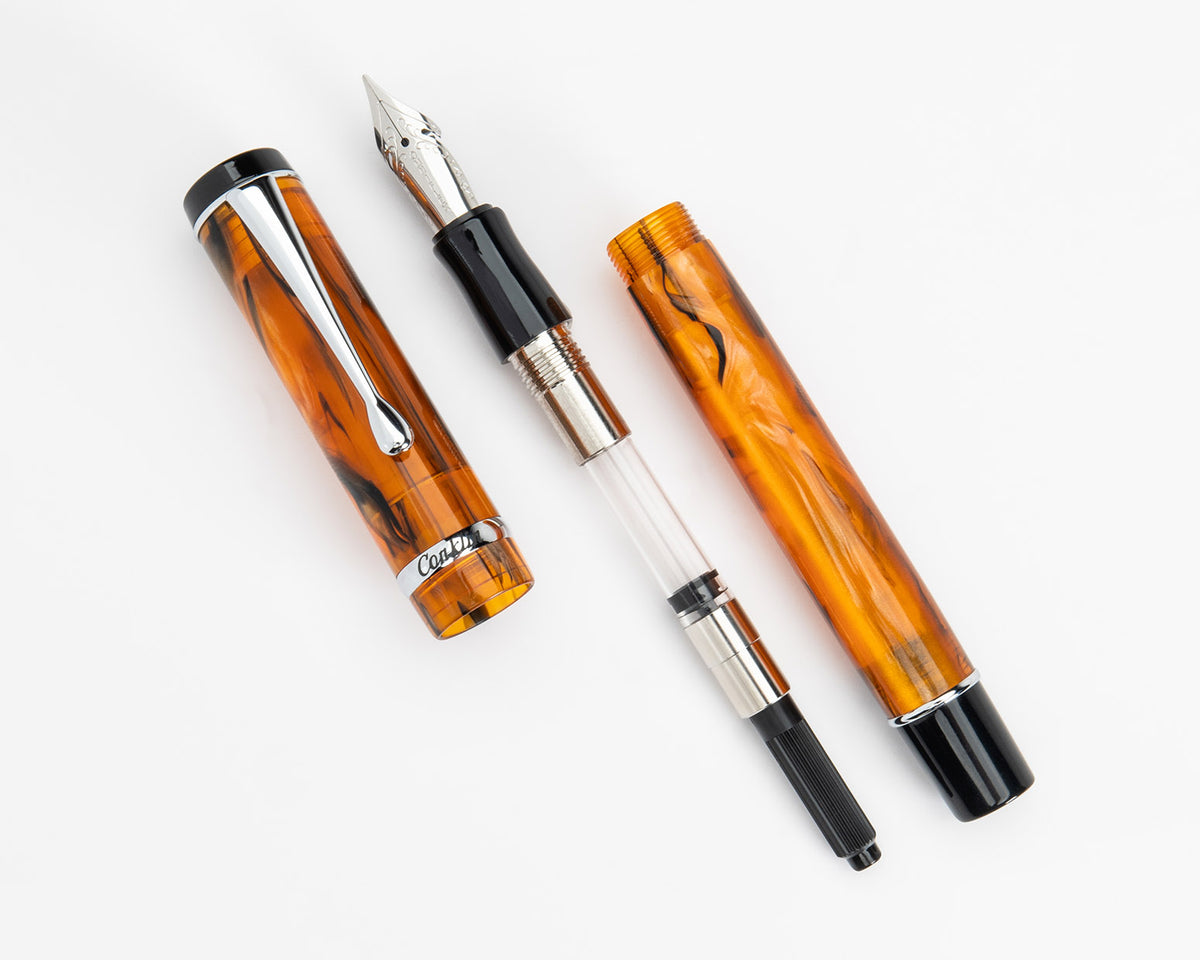 Conklin Duragraph Amber Fountain Pen