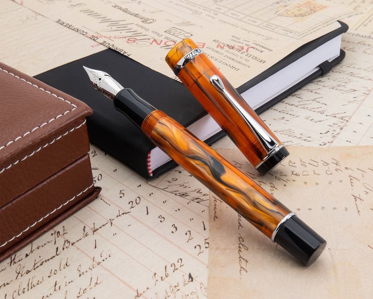 Conklin Duragraph Amber Fountain Pen