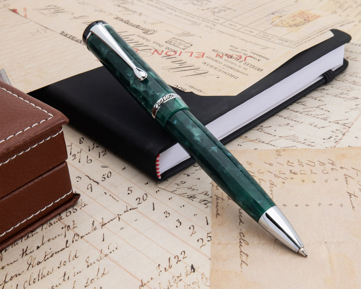 Conklin Duragraph Forest Green Ballpoint Pen