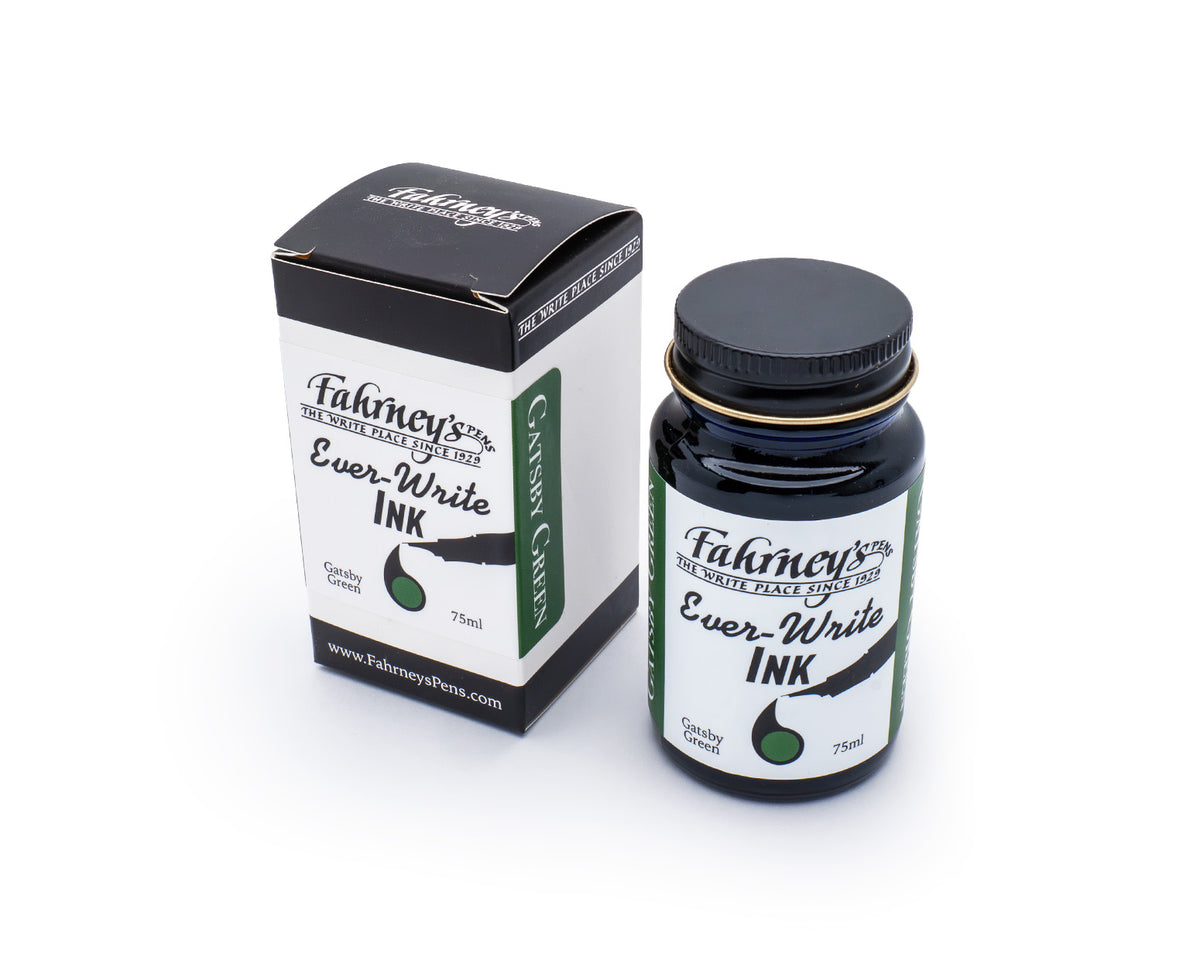 Fahrney's Ever Write 75ml Bottle Ink - Gatsby Green