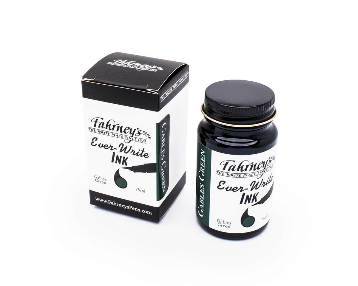 Fahrney's Ever Write 75ml Bottle Ink - Gables Green
