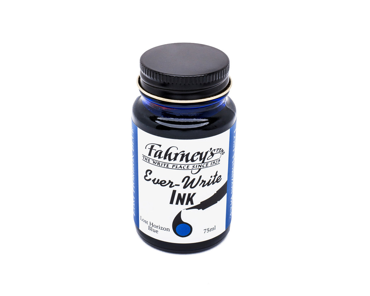 Fahrney's Ever Write 75ml Bottle Ink - Lost Horizon Blue
