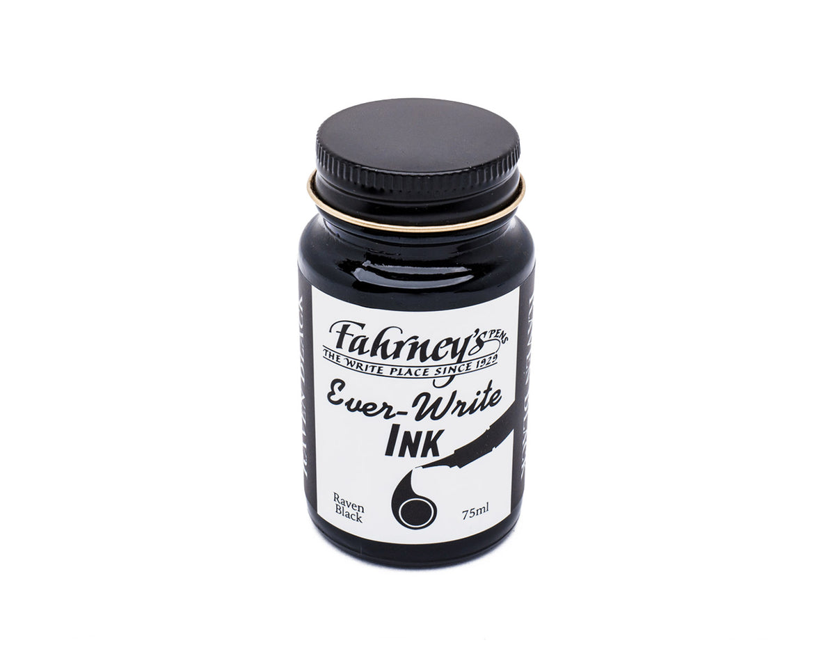 Fahrney's Ever Write 75ml Bottle Ink - Raven Black