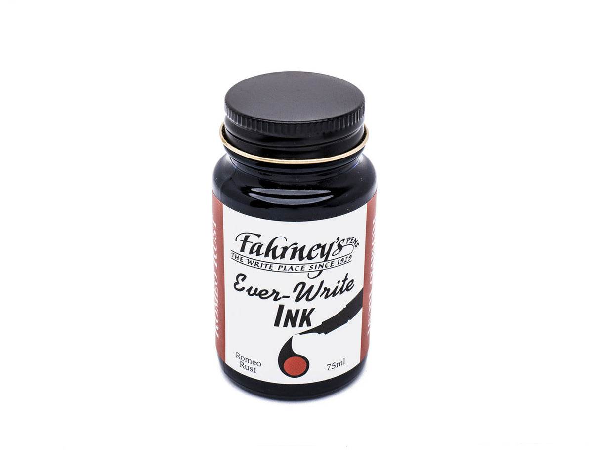 Fahrney's Ever Write 75ml Bottle Ink - Romeo Rust