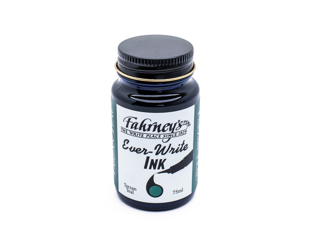 Fahrney's Ever Write 75ml Bottle Ink - Tarzan Teal