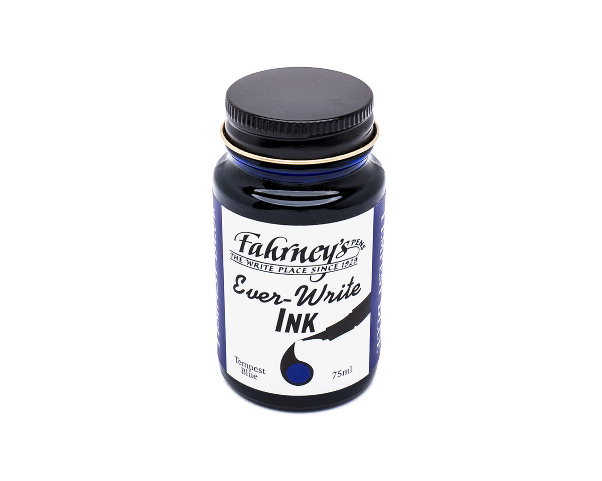 Fahrney's Ever Write 75ml Bottle Ink - Tempest Blue