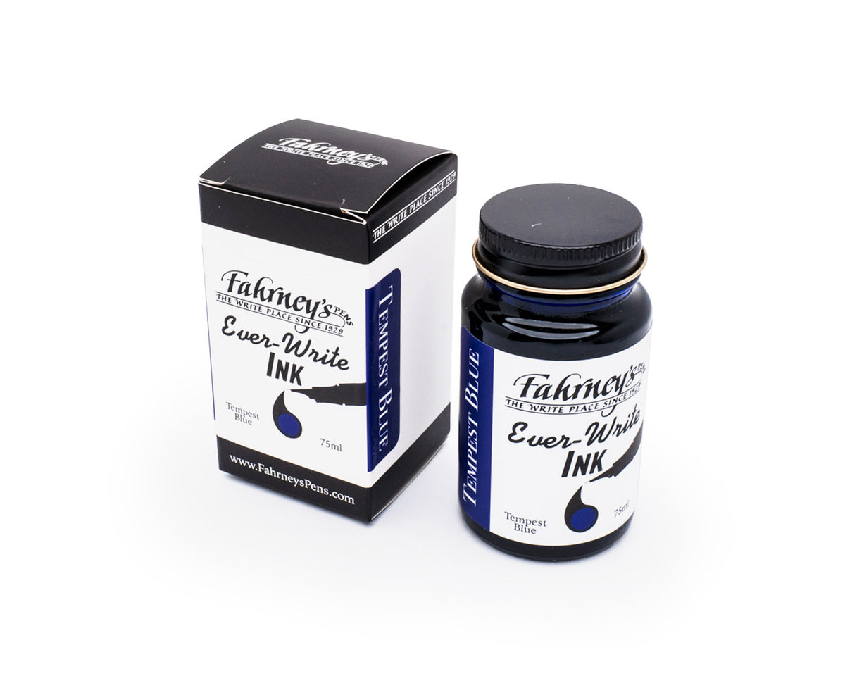 Fahrney's Ever Write 75ml Bottle Ink - Tempest Blue