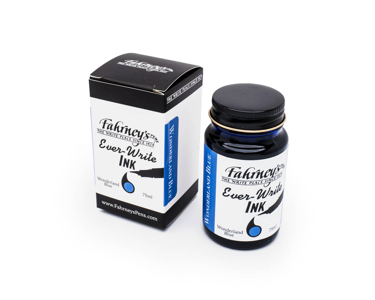 Fahrney's Ever Write 75ml Bottle Ink - Wonderland Blue