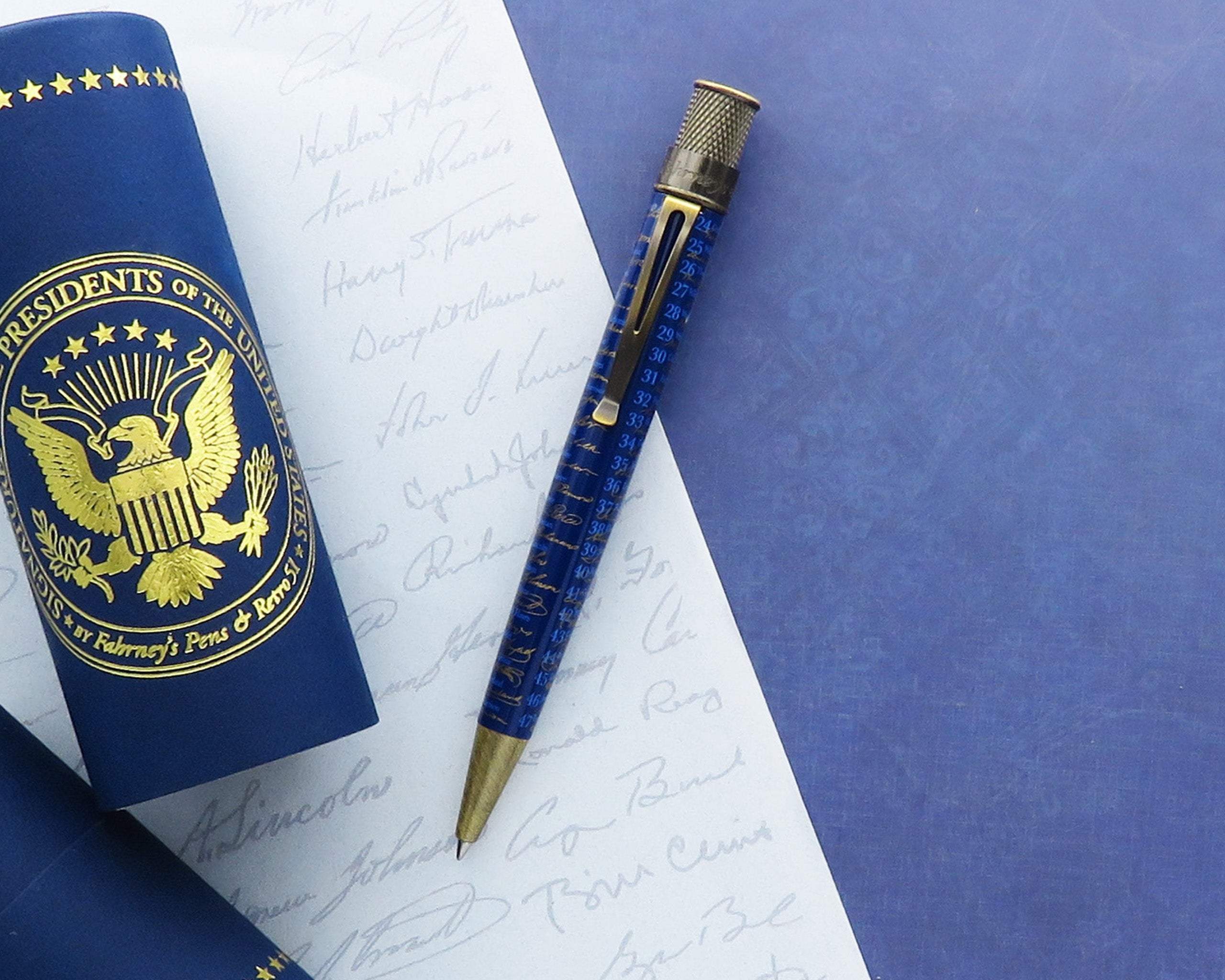 Retro51 U.S Presidental Signature 2025 Fahrney's Exclusive Tornado™ Rollerball Pen