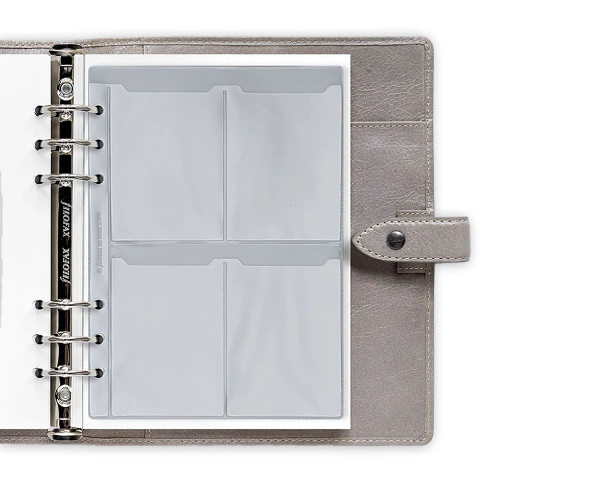 Filofax A5 Vinyl Business Card Holder