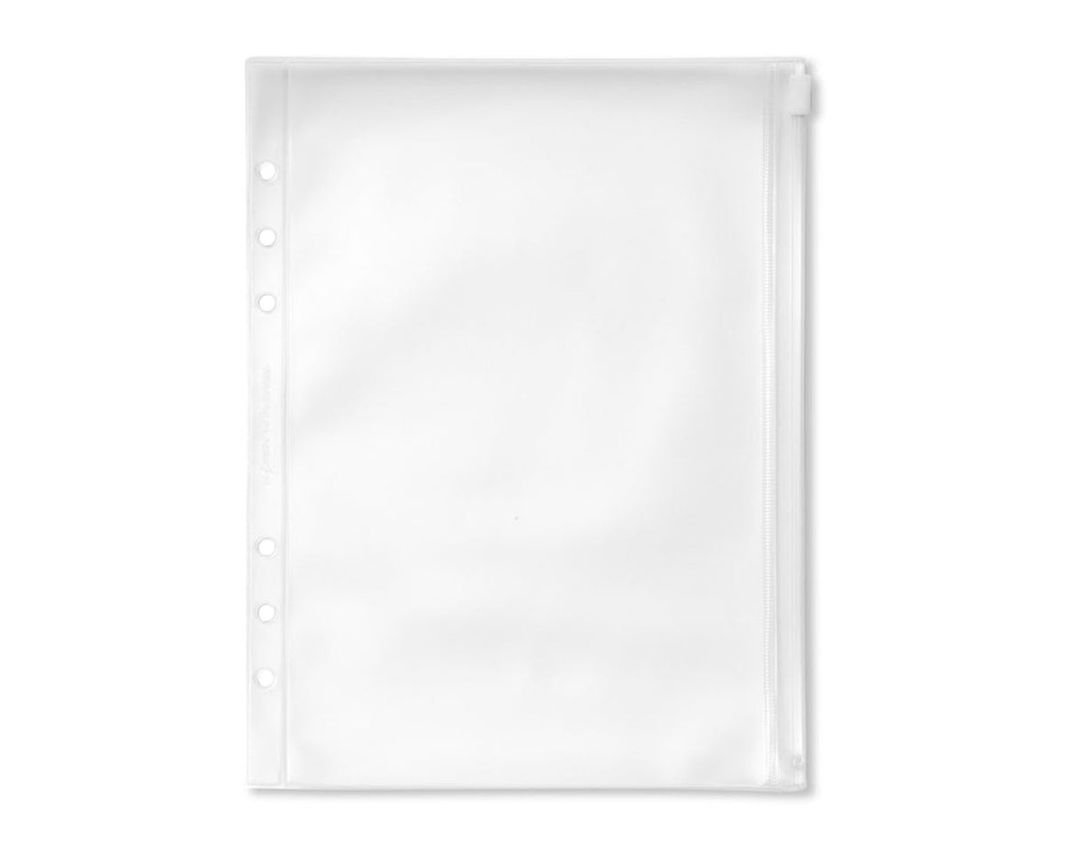 Filofax A5 Transparent Zip Closure Envelope