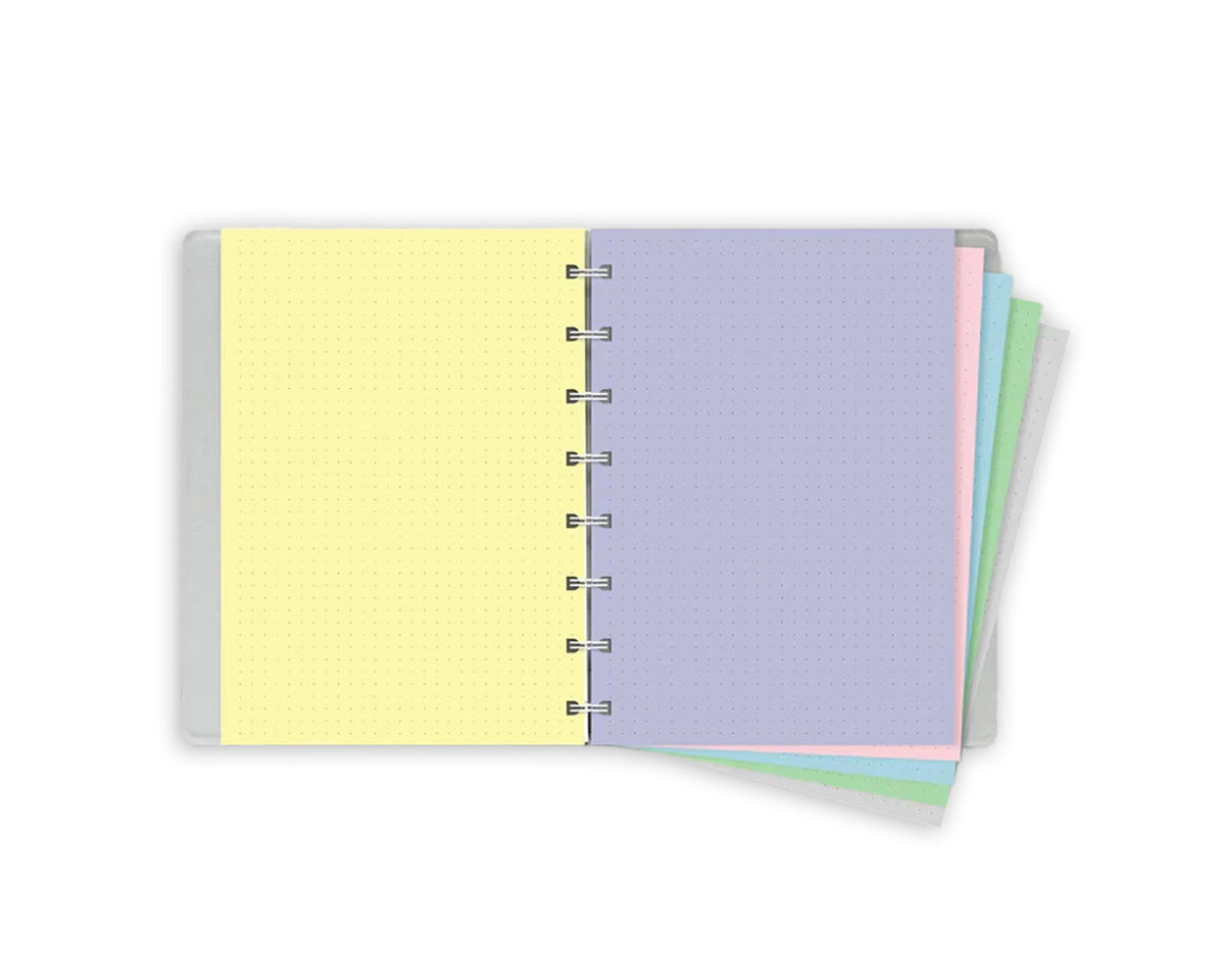 Filofax A5 Notebook Pastel Dotted - 60 Assorted Refill Sheets