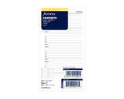 Filofax Personal White Contact Sheets - 20 Sheets