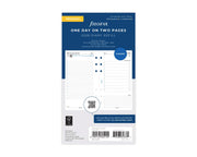 Filofax Personal One Day On Two Pages 2026 2 Languages Refill