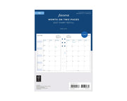 Filofax A5 Month On Two Pages 2027 Refill