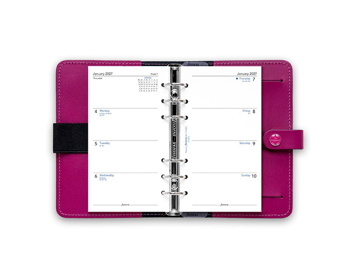 Filofax Personal Week on Two Pages 2027 Refill