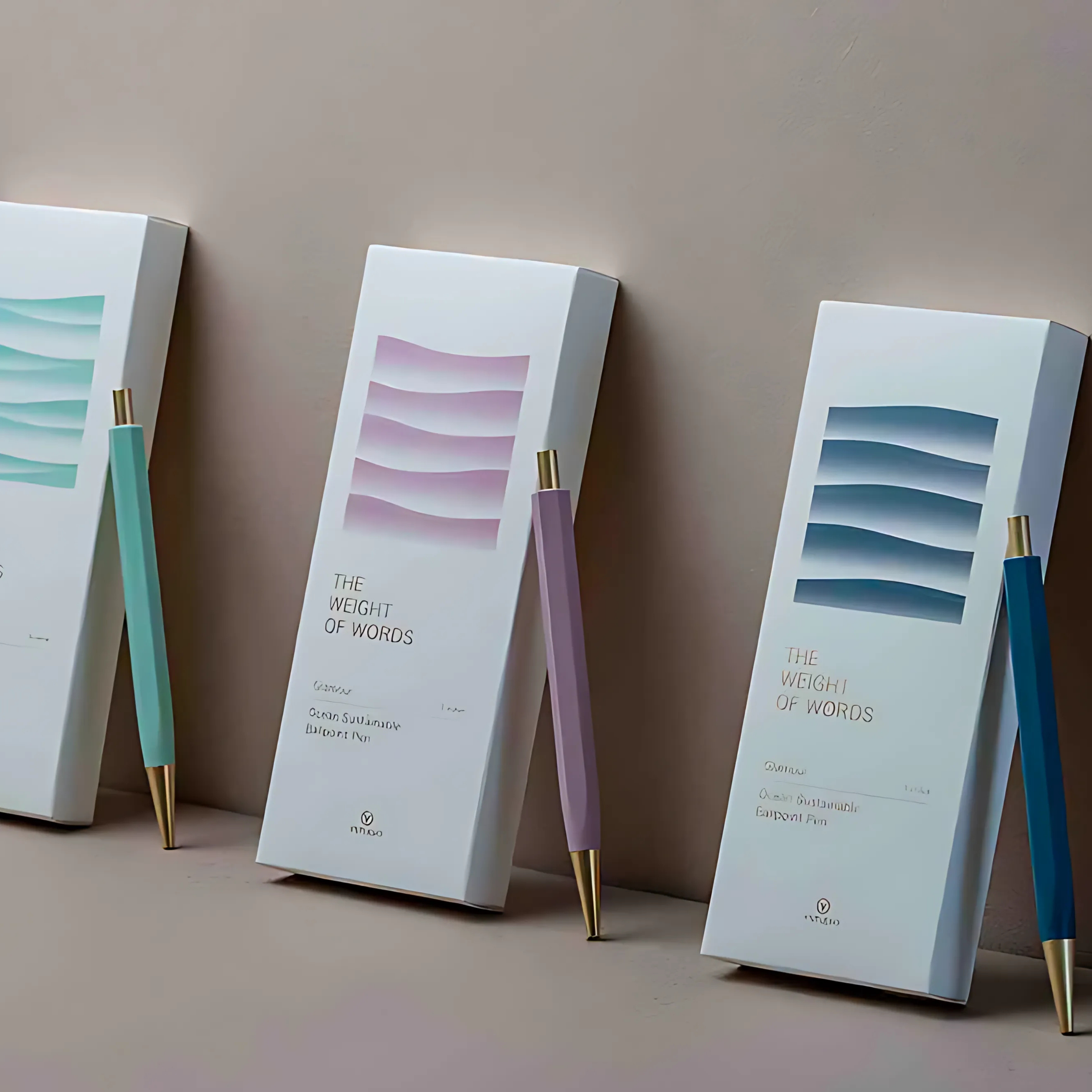 YStudio Glamour Evolve - Ocean Sustainable Ballpoint Pen - Sea Indigo